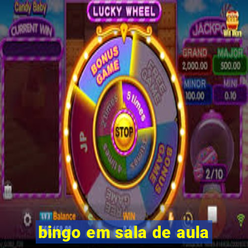 bingo em sala de aula